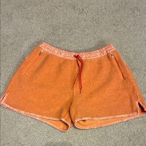 Outdoor Voices Megafleece Papaya Athletic Shorts